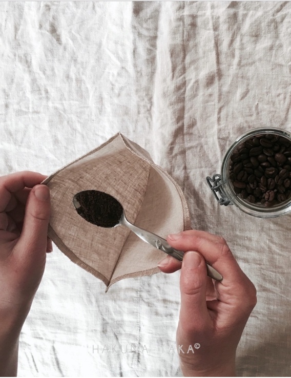 Filtre à café tissu lavable et réutilisable – Lin Bio origine France