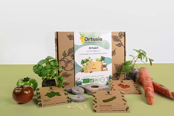 BIO Kit de graines potager avec 10 variétés de légumes - semis potager de  culture biologique prêt à pousser idéal pour terrasse[26] - Cdiscount Jardin
